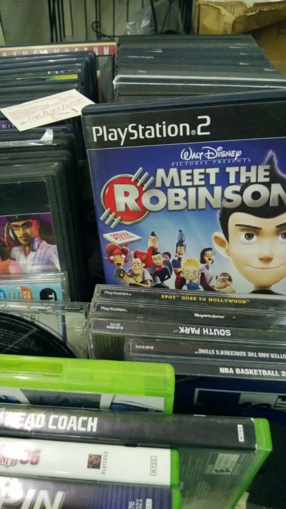 This particular vendor had an inordinate number of copies of Meet the Robinsons. I liked the movie but I never played the game.